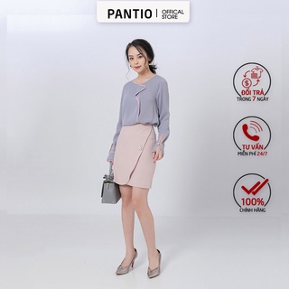 Áo sơ mi chất liệu lụa dáng suông nhẹ fas31523 - pantio