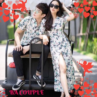 [CÓ ẢNH THẬT]Set đồ đôi - Cặp đôi nam nữ chất liệu tốt, vải đẹp du lịch biển-BA17
