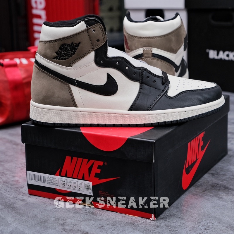 Hot Deal - Giày Jordan 1 Dark Mocha - NGuyên Bản SC