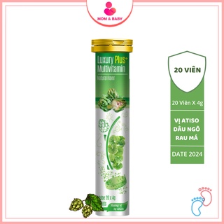 Vitamin C Sủi Atiso Râu Ngô Rau Má Mát Gan Thanh Nhiệt Multivitamin