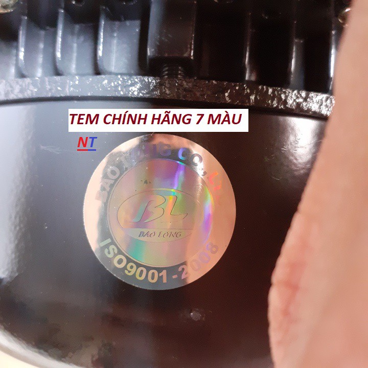 Máy bơm nước li tâm BAO LONG (loại 750W) - hàng Việt Nam sản xuất động cơ 100% bằng dây đồng