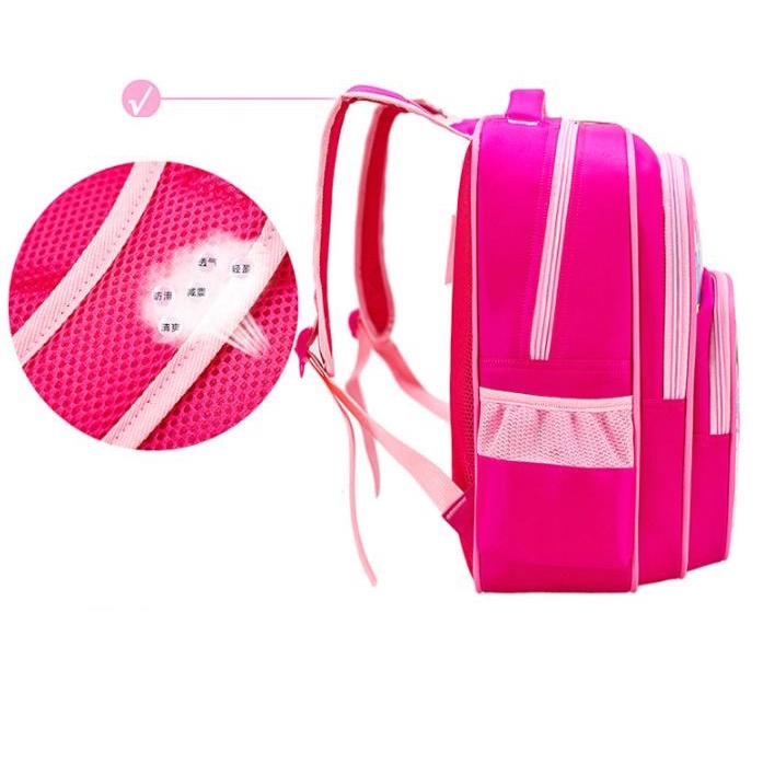 *Size 42cm* Balo học sinh chống gù, chống thấm nước cao cấp - Tặng kèm hộp bút - BL009