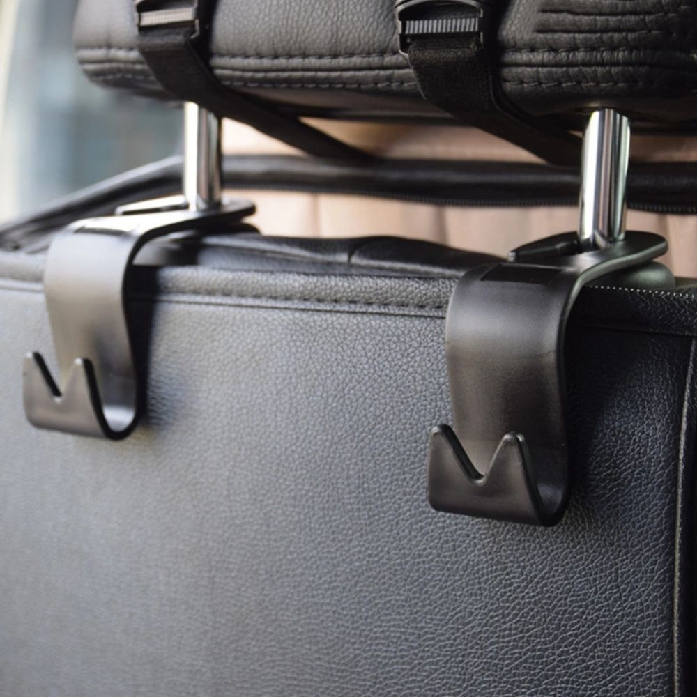 Set 4 Móc Treo Đồ Gắn Lưng Ghế Xe Hơi Đa Năng Tiện Dụng