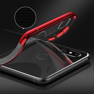 For Xiaomi Mi Mix 2S Ring Stand Soft Plating Clear Cover