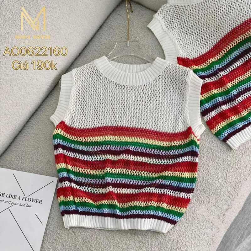 ÁO BA LỖ MONGTOGI LƯỚI PHỐI MÀU