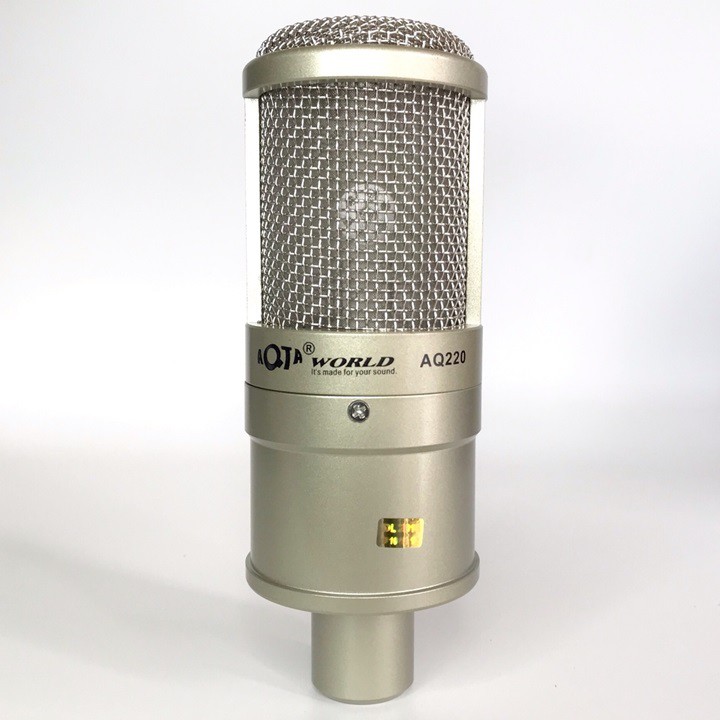 Micro livestream Karaoke AQ220 - Micro thu âm hát Live Stream cao cấp chính hãng AQTA chất âm trong, sáng, hút âm tốt