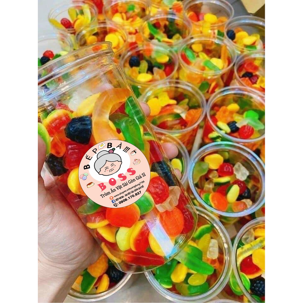 Kẹo chíp chíp mix vị 500g đồ ăn vặt Sài Gòn vừa ngon vừa rẻ