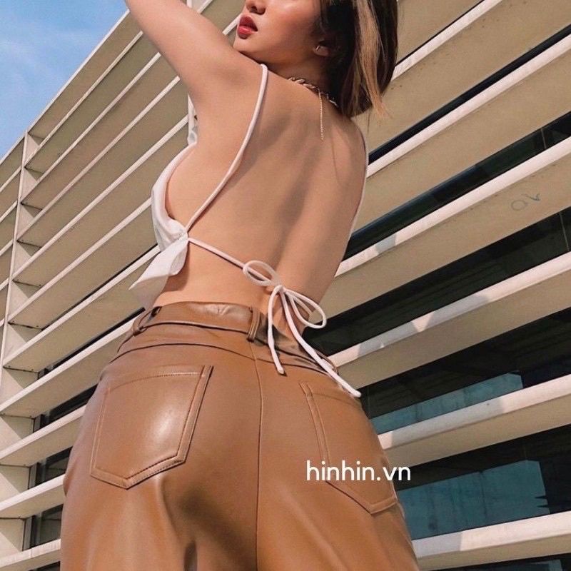 ÁO YẾM HỞ LƯNG CỘT DÂY SAU CÓ MOD SIÊU XINH H77