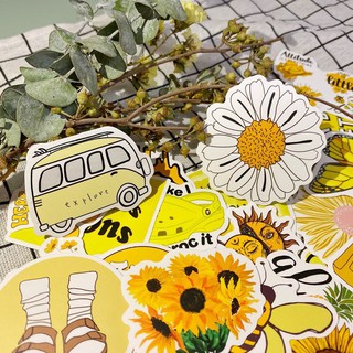 Set 50 sticker 4ever Yellow