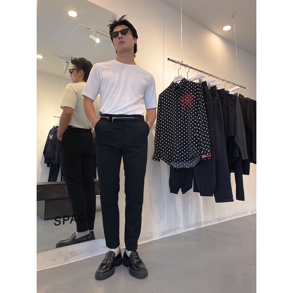 Áo phông cotton hoạ tiết tăm sooc WAGG