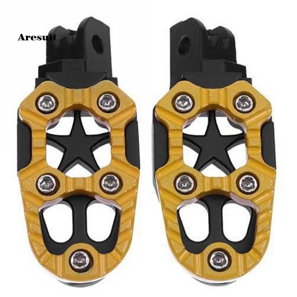 Set 2 Gác Chân 8mm Bằng Kim Loại Cho Xe Mô Tô Địa Hình