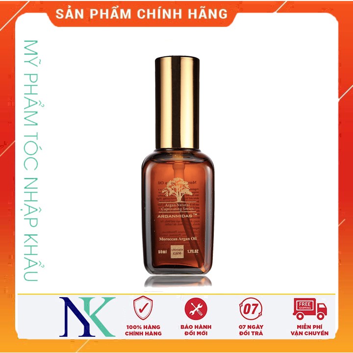 TINH DẦU DƯỠNG TÓC ARGANMIDAS ARGAN OIL 50ML