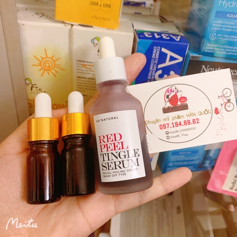 (Mới 2020)Tinh chất tái tạo da/Thay da sinh học Red Peel Tingle Serum