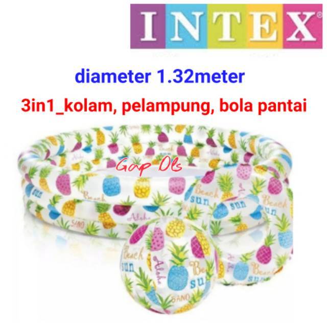 Intex Hồ Bơi 3 Trong 1 Intex 49569 Dành Cho Trẻ Nhỏ