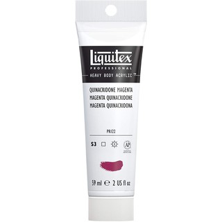 Màu vẽ Acrylic LIQUITEX PROFESSIONAL HEAVY BODY ACRYLIC 59ML QUINACRIDONE MAGENTA 114