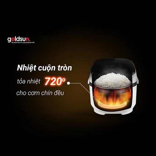 ️Nồi cơm🎉FREESHP️🎉 Nồi cơm điện cao tần GOLDSUN GRC5370 1.8L