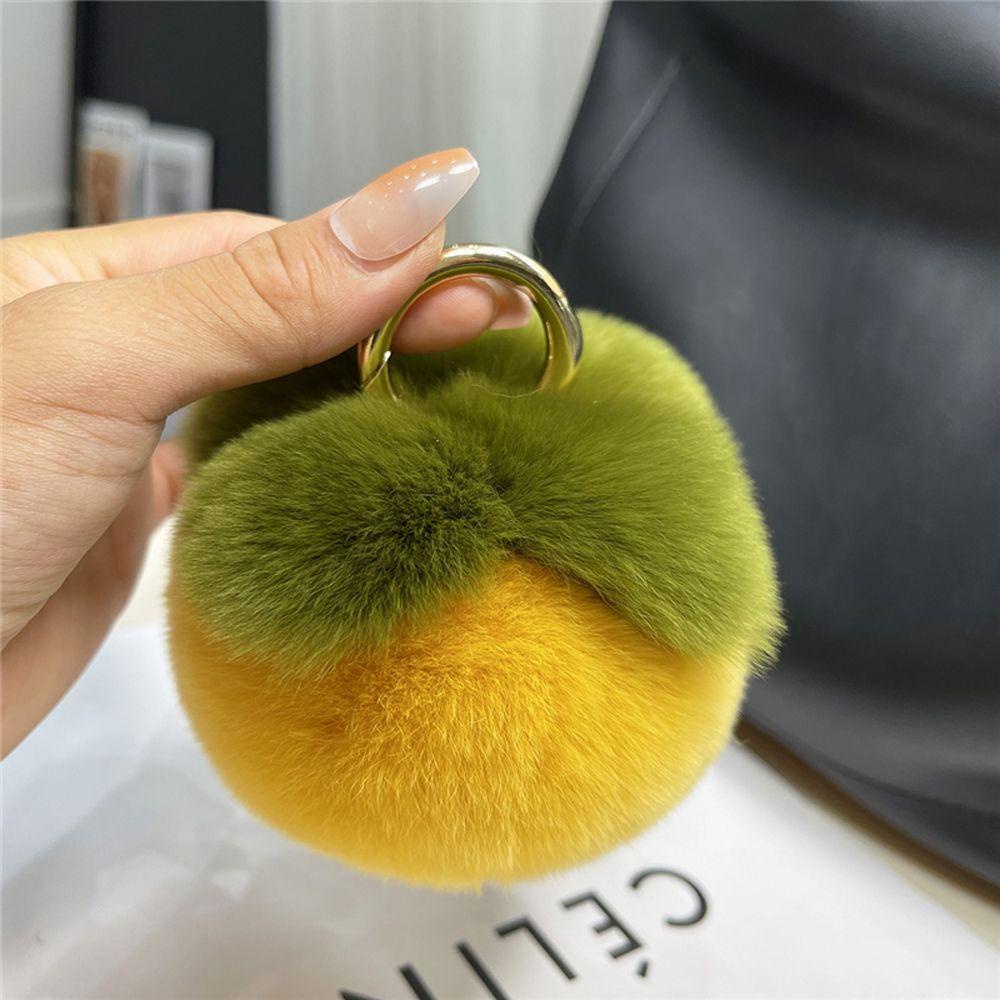 Móc Chìa Khóa Xe Hơi Đồ Chơi Nhồi Bông Persimmon 4 Màu Mềm Mại
