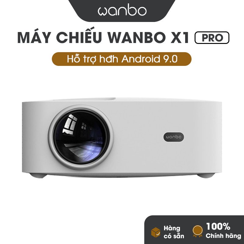 Máy chiếu thông minh Wanbo X1 Pro sử dụng Android 9.0 / 8GB RAM - Hiệu chỉnh Keystone / Rạp phim tại nhà