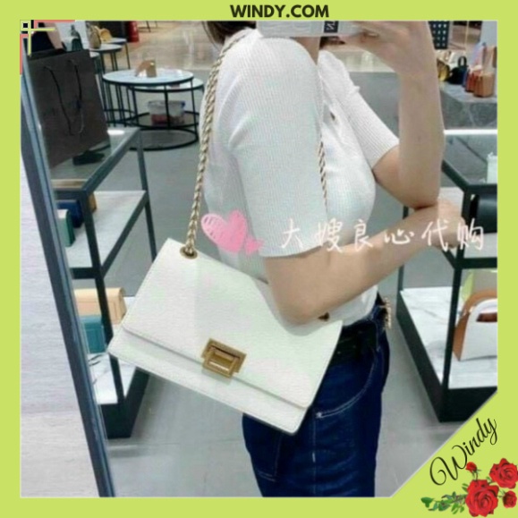 [ friship 50k] Túi cnk dây xích túi xách nữ đeo chéo hộp da mềm phong cách trẻ trung Windy.com