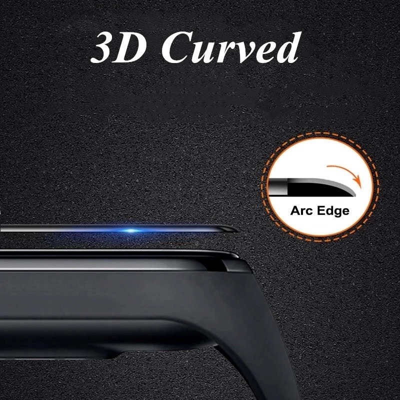 Kính Cường Lực Cong 3D Bảo Vệ Màn Hình Đồng Hồ Thông Minh Xiaomi Band 8 7 6 5 Mi Band8 7 6 5