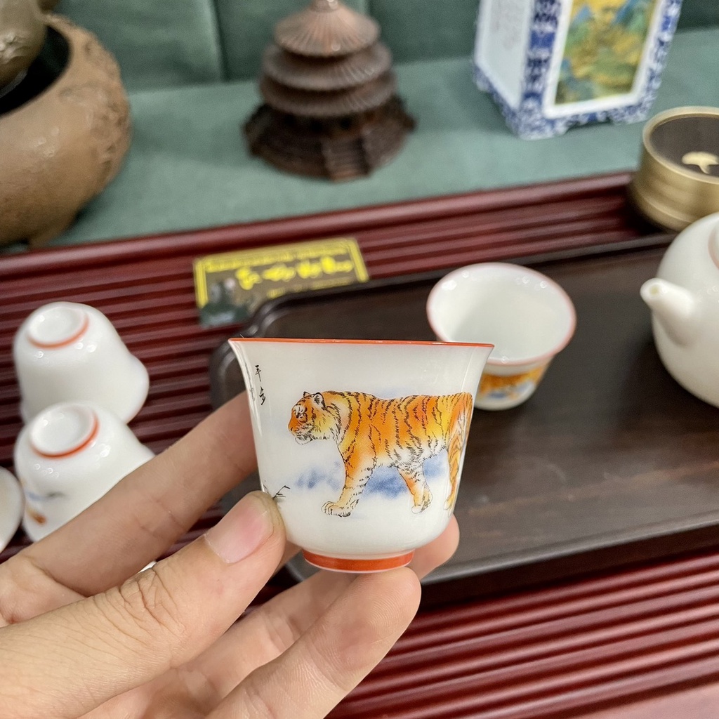 Bộ ấm trà Bạch Định - mẫu Nhâm Dần