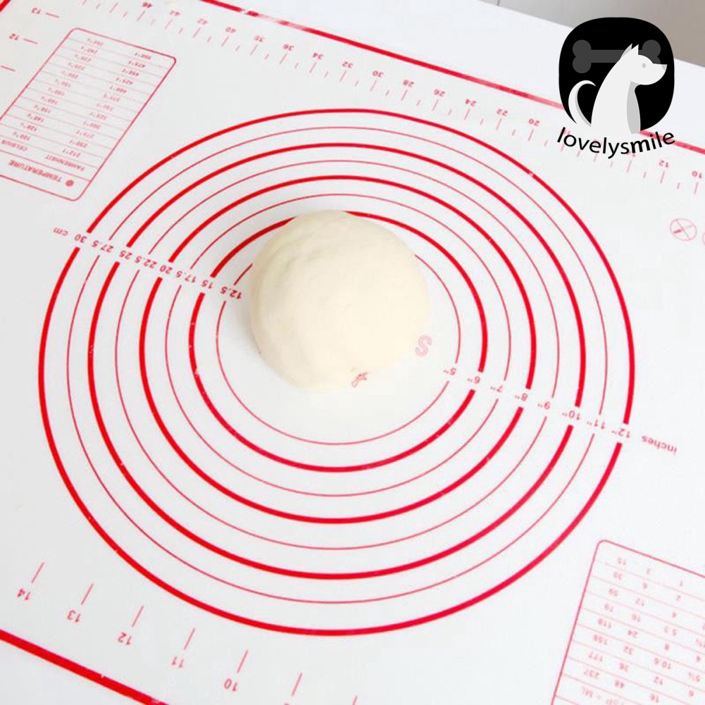 L ~✌ Thảm Nhào Bột Làm Bánh Bằng Silicone Chống Dính