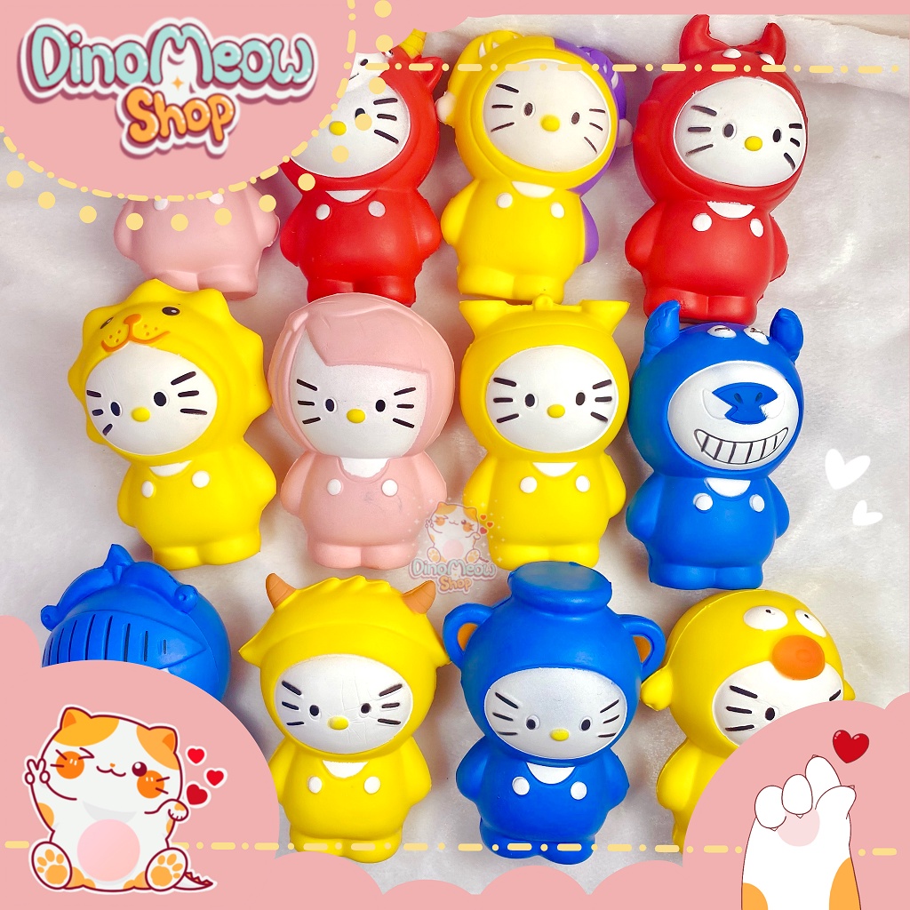 Squishy Kitty cosplay 12 cung hoàng đạo siêu dễ thương, cực mềm và chậm tăng