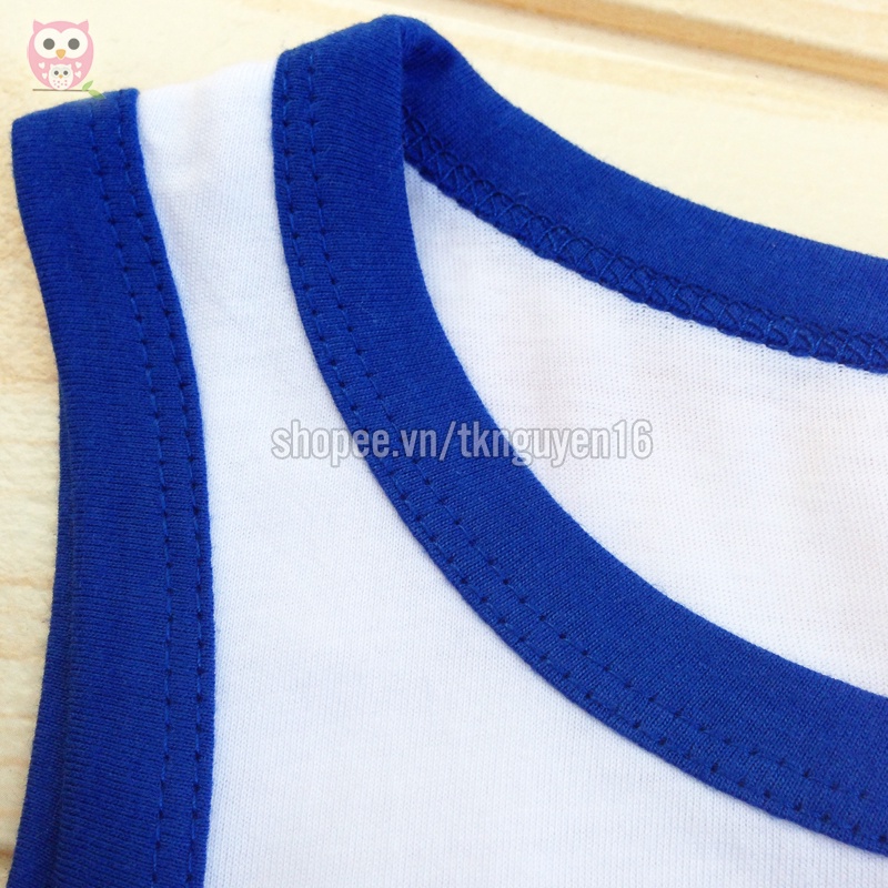 Quần áo mùa hè cho bé gái, set áo balo vải cotton thoáng mát