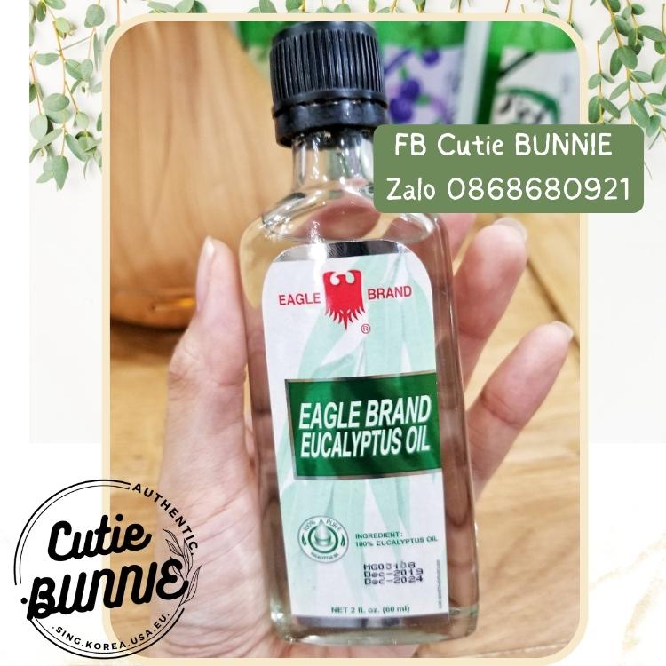 Dầu khuynh diệp  date 2027 hiệu Con Ó chai 60ml Eagle Brand Eucalyplus Oil