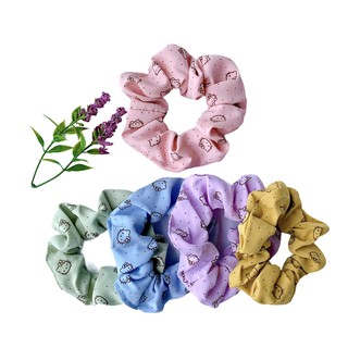 Cột tóc scrunchies mèo kitty dễ thương 10cm