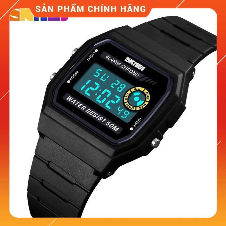 Hàng Cao Cấp -  Đồng Hồ Kỹ Thuật Số SKMEI 1413 Màn Hình LED Chống Nước Cho Nam/Nữ - lỗi 1 đổi 1 | BigBuy360 - bigbuy360.vn