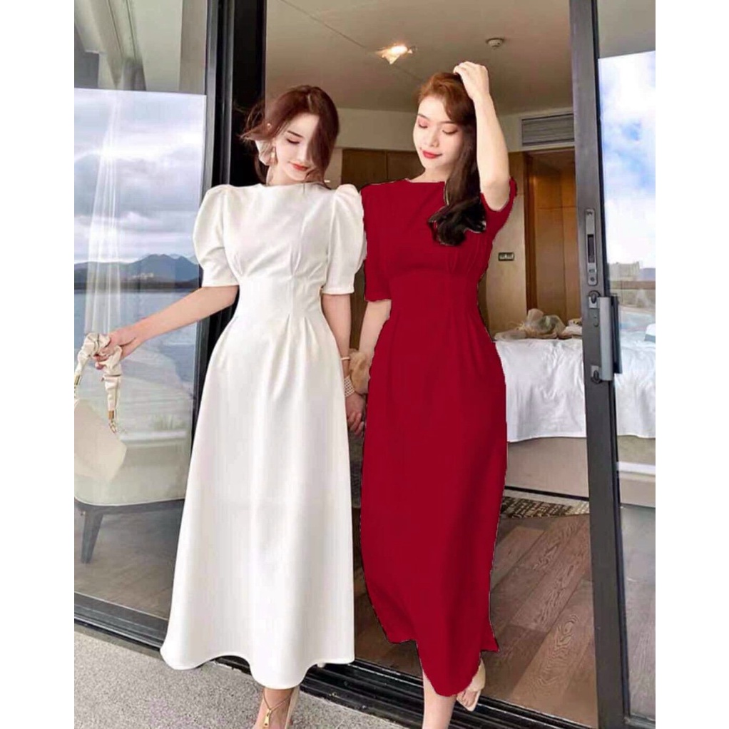 Đầm Đỏ Dự Tiệc AKARA H060 Phù Hợp Dự Tiệc Dạo Phố | BigBuy360 - bigbuy360.vn