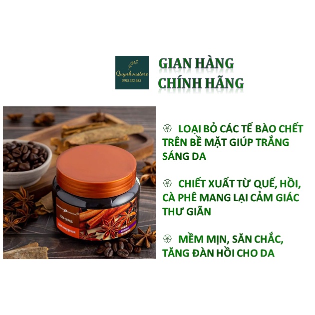 Tẩy tế bào chết - tẩy da chết toàn thân quế hồi Nga Bilena 380G