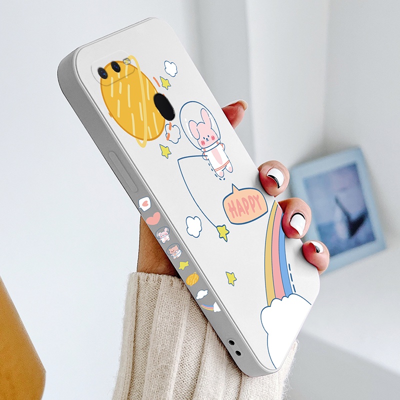 Ốp Điện Thoại Silicone TPU Mềm Họa Tiết Hoạt Hình Cho oppo a5s a12 a7 a31 a52 a92 f9