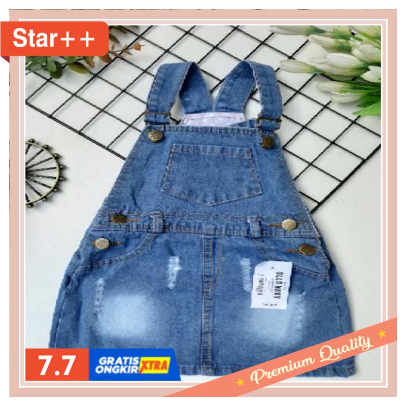 Váy jean JUMPSUIT Overall STYLE Recent (1-9 tuổi)