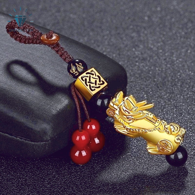 Phụ Kiện Trang Trí Xe Hơi Hình Tỳ Hưu Phong Cách Vintage