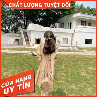 Đầm Nữ Chun Eo Bèo Xinh /hình thật