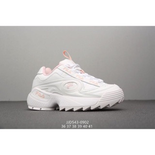 Giày fila trắng viền hồng