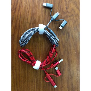 DÂY CÁP ĐA NĂNG 3 IN 1 MICRO USB, LIGHTNING, TYPE C