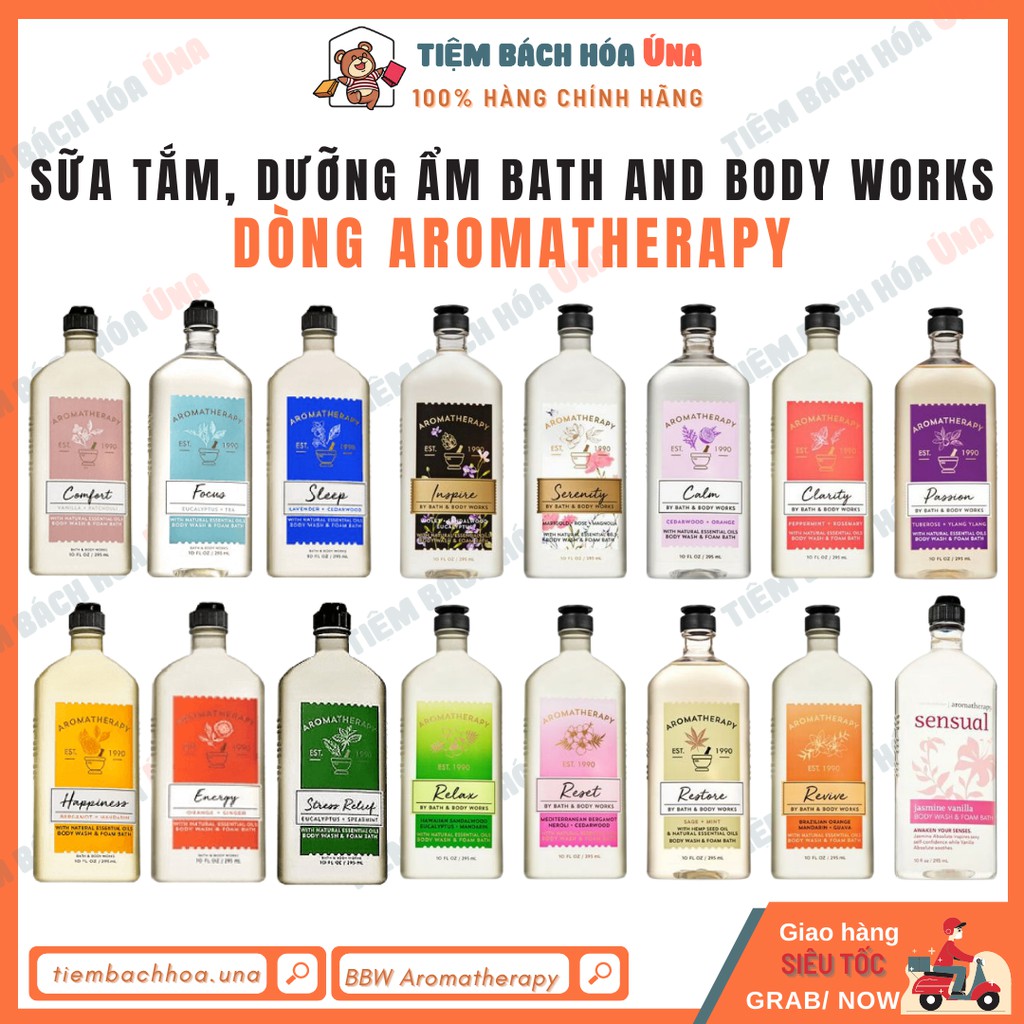 [Us] Sữa tắm thư giãn Bath and Body Works BBW dòng Aromatherapy 295ml