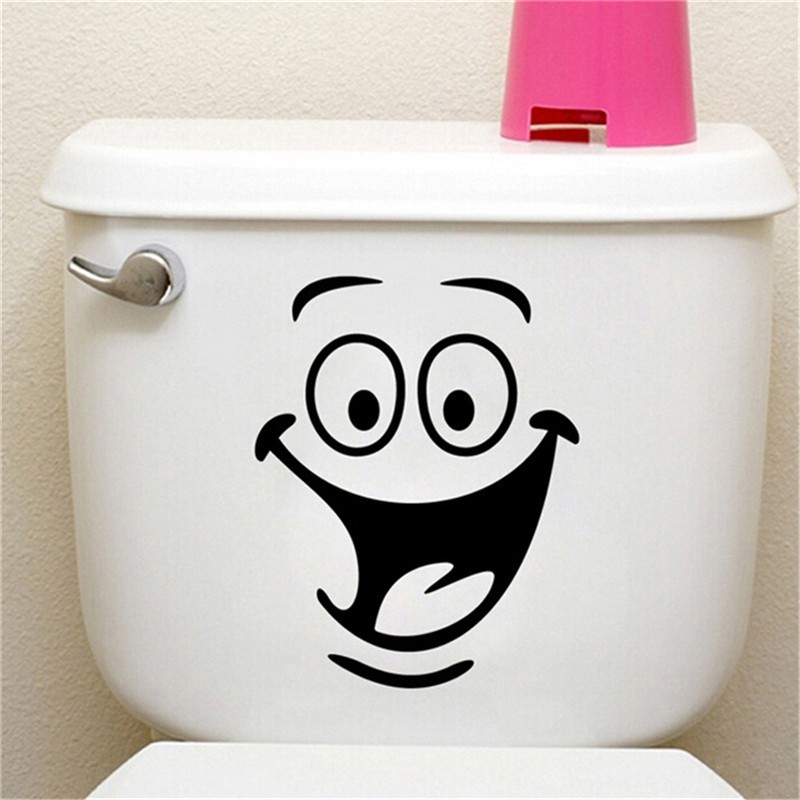 Sticker Dán Toilet Hình Mặt Cười