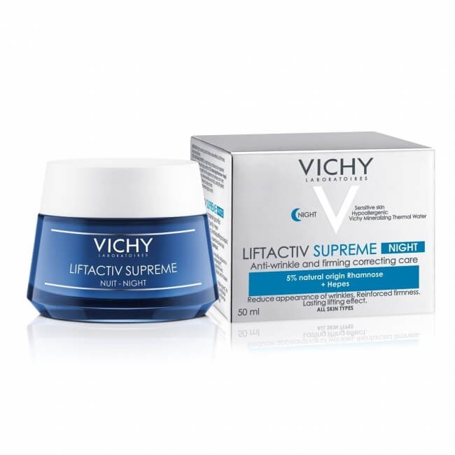 VICHY - KEM DƯƠNG CHỐNG NHĂN VÀ LÀM SĂN CHẮC DA BAN ĐÊM 50ML - LIFTACTIV SUPERME NIGHT CREAM 50ML