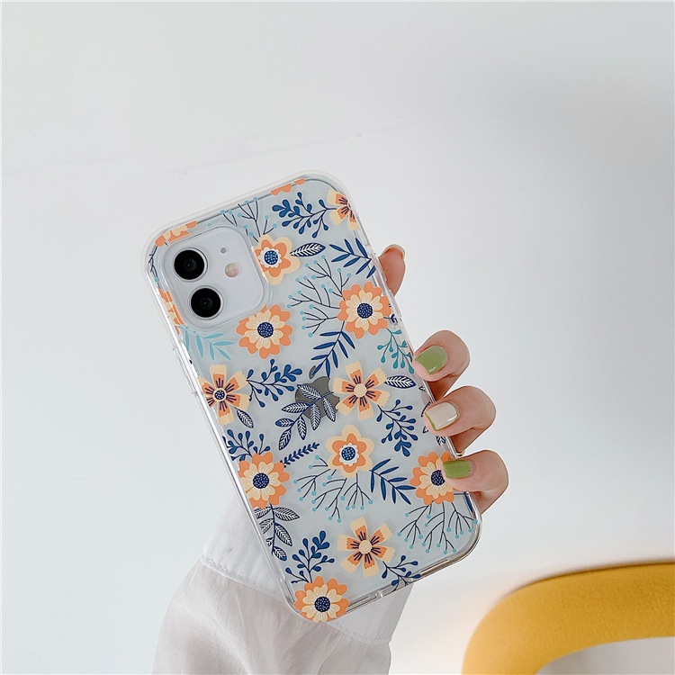 Ốp iphone hoa lá vintage cho 11/11pro/11promax/6/7/8/plus/splus/x/xs/xr/xsmax/12/12pro max/13/13pro max- t108