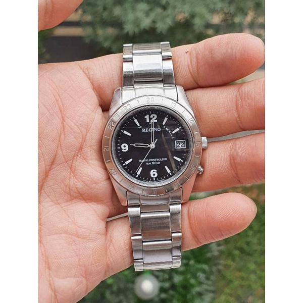 Đồng hồ nam Reguno - Citizen chính hãng, hàng si, pin năng lượng