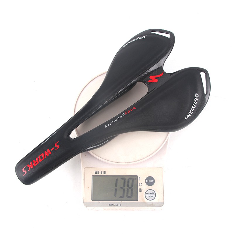 Yên Da Sợi Carbon Siêu Nhẹ Thoáng Khí Chuyên Dụng Cho Xe Đạp MTB 125g