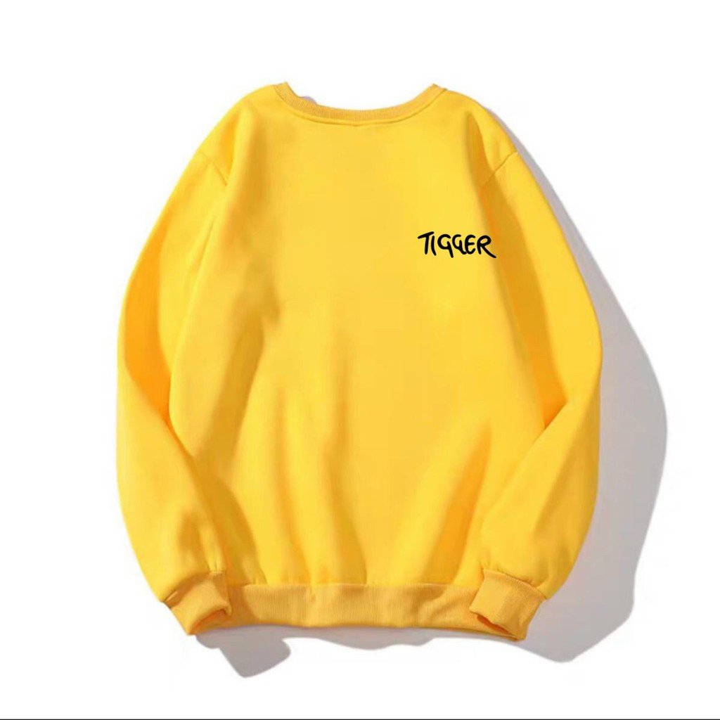 ÁO SWEATER NỈ UNISEX TIGGER FORM  NAM NỮ CÓ NHIỀU MÀU