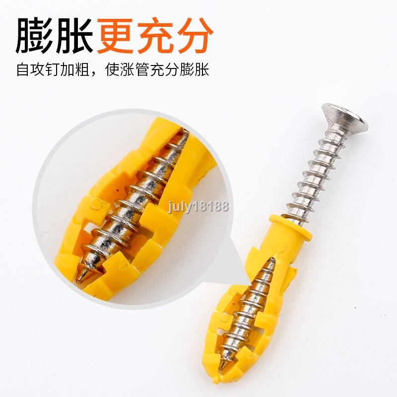 Ốc Vít Mở Rộng Bằng Nhựa Và Thép Không Gỉ 6mm8mm10mm