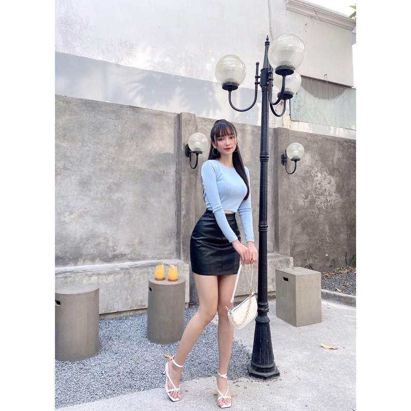 Áo len tay dài cột nơ sau lưng LADY STYLE & OUTFITS