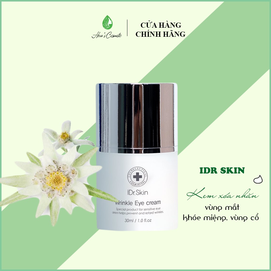 [GIẢM GIÁ] Kem dưỡng mắt IDr Skin_ IDr Skin Wrinkle Eye Cream giúp loại bỏ nếp nhăn mắt, nhăn vùng cổ, nhăn khóe cười…