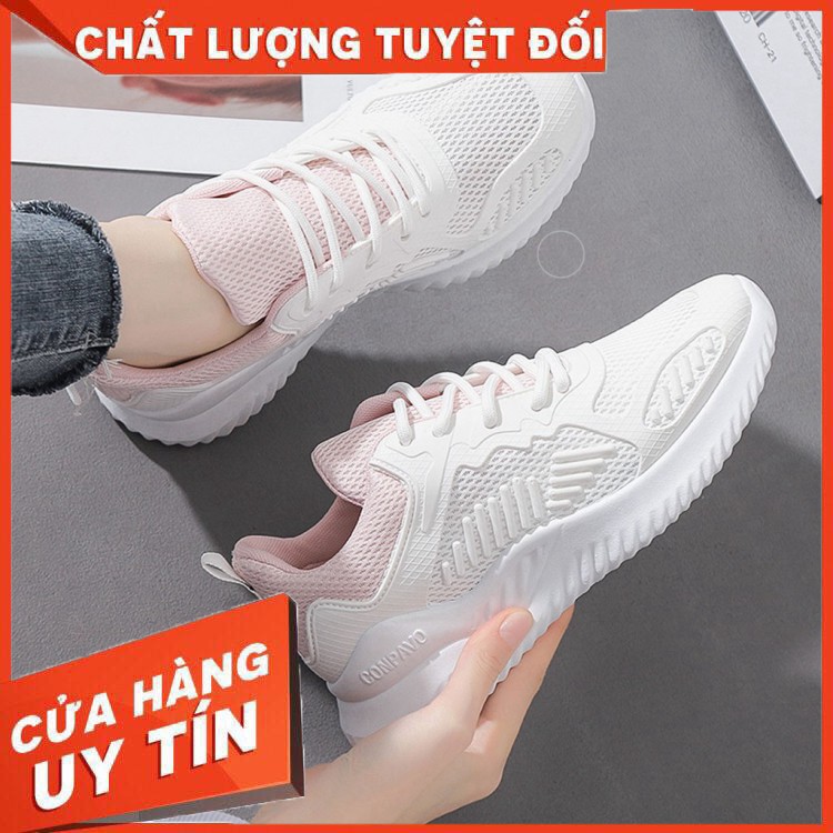 HÀNG NHẬP KHẨU -  Giày Thể Thao Nữ đế mềm vải lưới thoáng khí kết hợp tăng chiều cao - G17 - Hàng Nhập Khẩu